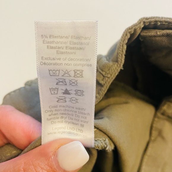 Legends London Tan Men's Slim Fit Trousers - Picture 5 of 5